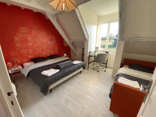Chambres d'hôtes en Seine-et-Marne : la chambre orange